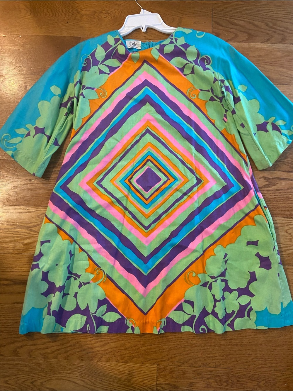 Cole 1960 Vintage-Inspired Colorblock Tunic - Bright Multi